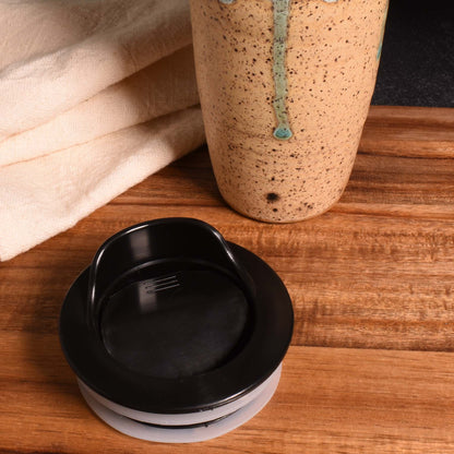 American Handmade Pottery Travel Mug, Sage Green