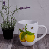 Mary Lake-Thompson Lemons & Bees 16-ounce Stoneware Mug
