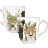 Mary Lake-Thompson Woodland Animals 16-ounce Stoneware Mug in Matching Box