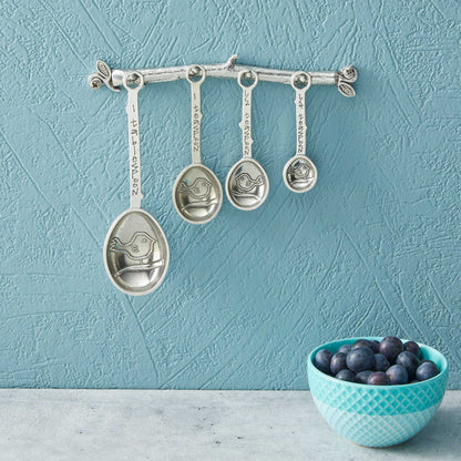 Crosby & Taylor Replacement Pewter Measuring Spoon, Bird Pattern