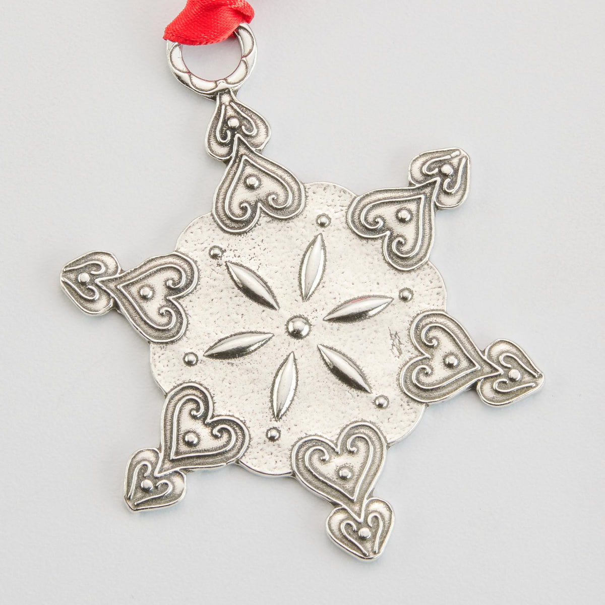 Crosby & Taylor For the Love of Snow 2019 Annual Snowflake Pewter Ornament