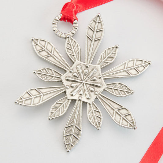 Crosby & Taylor A Rare Find 2023 Annual Snowflake Pewter Ornament