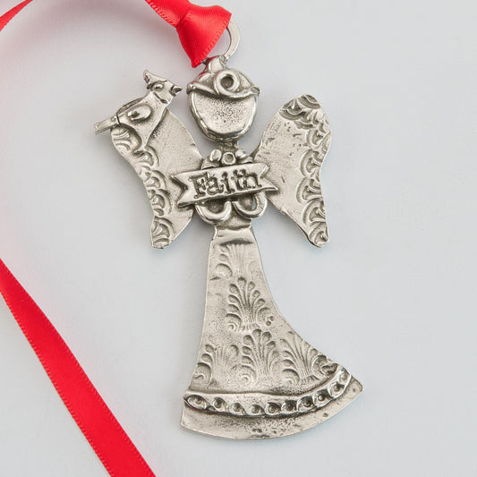 Crosby & Taylor Angel of Faith American Handmade Pewter Ornament