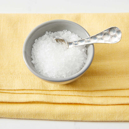 Crosby & Taylor Honeybee 3.5" Salt Spoon, American Handmade Artisan Pewter