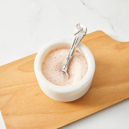 Crosby & Taylor Dragonfly 3.5" Salt Spoon, American Handmade Artisan Pewter