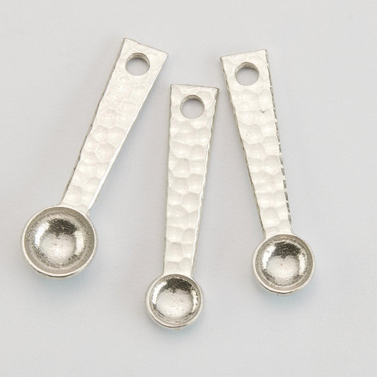 Crosby & Taylor Dash, Pinch, Smidgen Mini Pewter Measuring Spoon Set