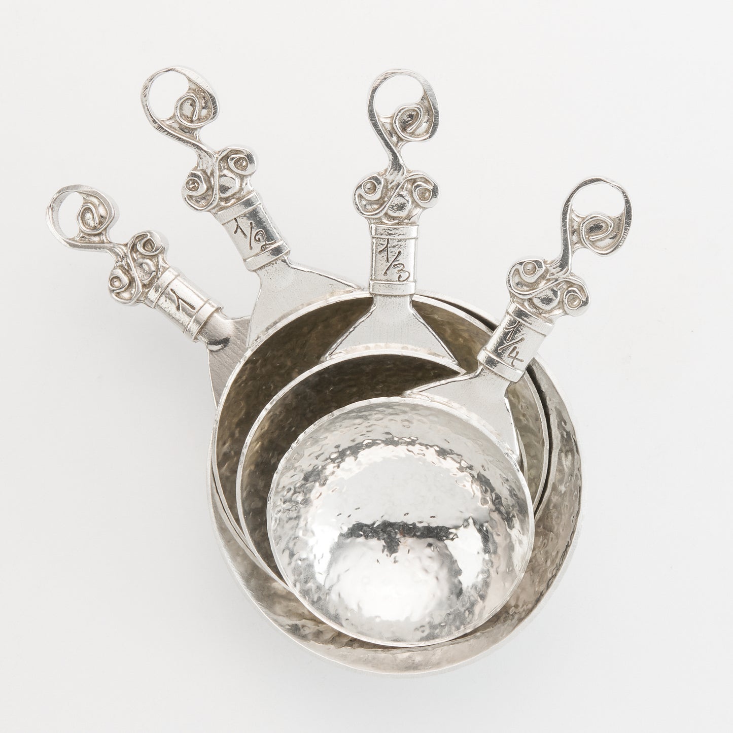 Crosby & Taylor Replacement Pewter Measuring Cup, Vineyard Pattern