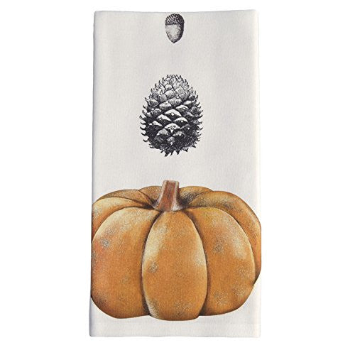 Montgomery Street Pumpkin, Pinecone & Acorn Cotton Napkins, Set of 4 - The Barrington Garage