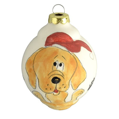 Elias Ceramics Sir Charles Dog Christmas Tree Ornament - The Barrington Garage