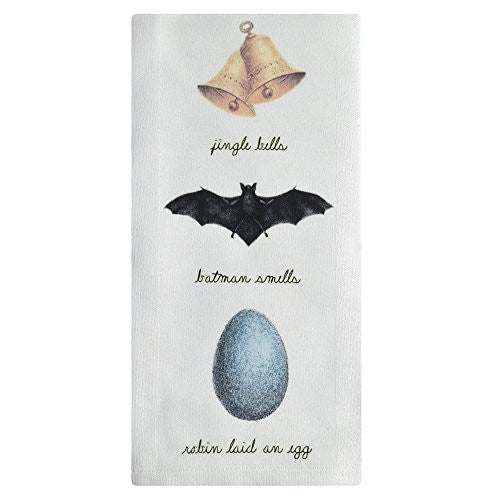 Montgomery Street Jingle Bells, Batman Smells Cotton Napkins, Set of 4 - The Barrington Garage