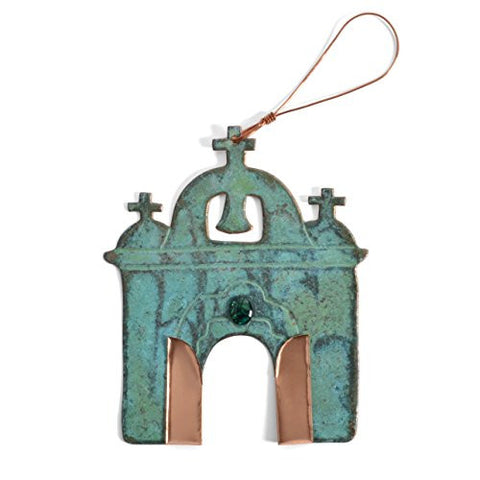 Dos Damas Designs Mission Church Copper Ornament - The Barrington Garage