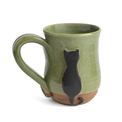 MudWorks Pottery Black Cat Mug - The Barrington Garage
