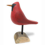 The Painted Bird by Richard Morgan Cardinal Carved Wood Figurine
