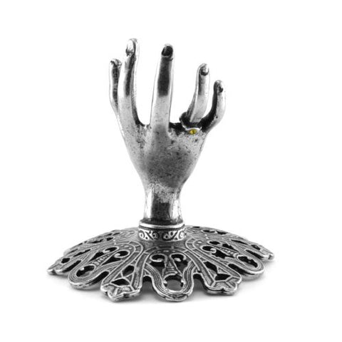 La Contessa Hand Pewter Ring Holder - The Barrington Garage