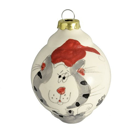 Elias Ceramics Max the Cat Christmas Tree Ornament - The Barrington Garage