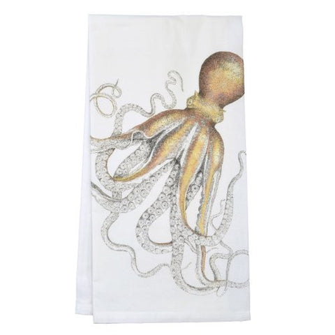 Montgomery Street Octopus Cotton Flour Sack Dish Towel - The Barrington Garage
