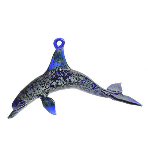 Labrie Glass Spotted Dolphin Ornament - The Barrington Garage