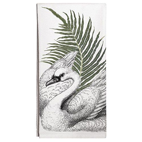 Montgomery Street Swan Cotton Flour Sack Dish Towel - The Barrington Garage