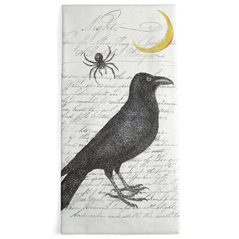 Montgomery Street Raven and Spider Cotton Flour Sack Dish Towel - The Barrington Garage