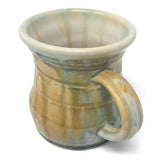 Ansel Beck Pottery Wide Bottom Coffee Mug, Multicolor