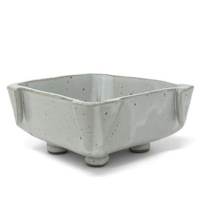 Anthony Stoneware 5-inch Square Footed Dish