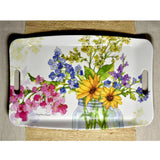 Bamboo Table Jars of Sunshine 18 x 12-inch Serving Tray