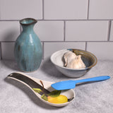 Bamboo Table Lemon Branch Spoon Rest, Made of Eco-Friendly Bamboo Composite