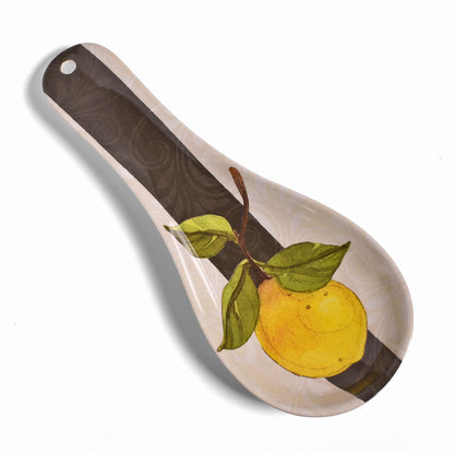 Bamboo Table Lemon Branch Spoon Rest, Made of Eco-Friendly Bamboo Composite