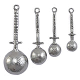 Crosby and Taylor Celtic Pewter Measuring Cups and Spoons Super Post Set - The Barrington Garage