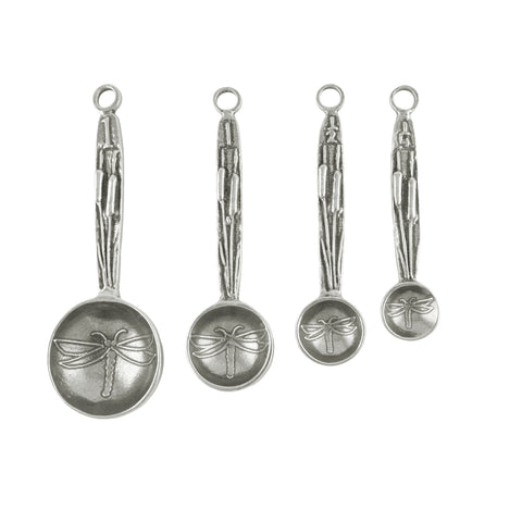 Crosby and Taylor Dragonfly Pewter Measuring Spoons - The Barrington Garage