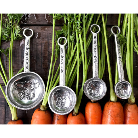 Pewter Measuring Spoons  Handcrafted, Minimal Tablespoons – Beehive  Handmade