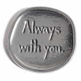 Crosby & Taylor Angel Always with You Lead-Free American Pewter Sentiment Coin, Bulk Pack of 25