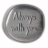 Crosby & Taylor Angel Always with You Handmade American Pewter Inspirational Sentiment Coin…