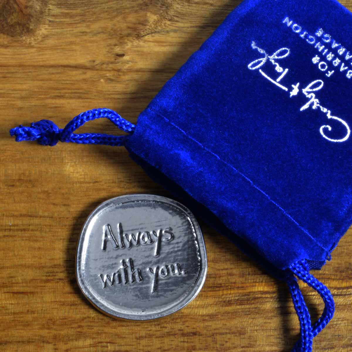 Crosby & Taylor Angel Always with You Handmade American Pewter Inspirational Sentiment Coin…