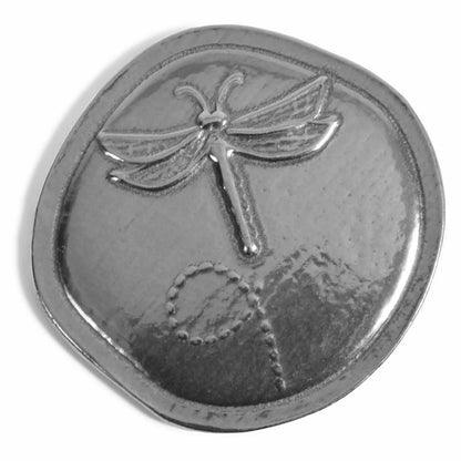 Crosby & Taylor Dragonfly, You Were Born to Fly! Pewter Sentiment Token Coin, American Handmade