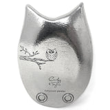 Crosby & Taylor Owl Pewter Spoon Rest