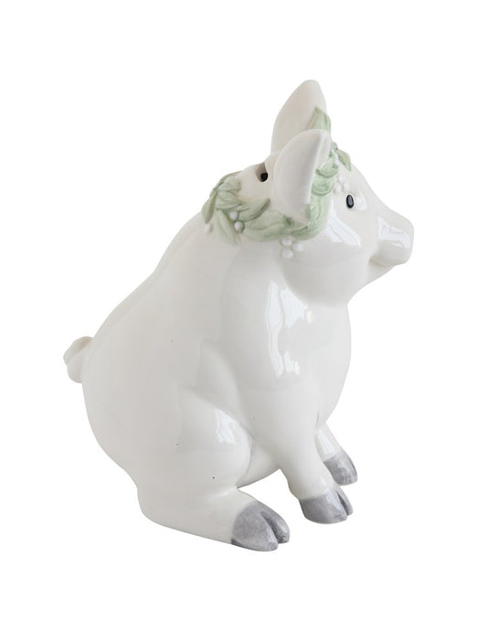 Creative Co-op 7-inch Ceramic Piggy Pank