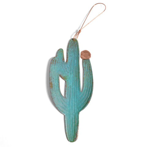 Dos Damas Designs Saguaro Cactus Copper Ornament