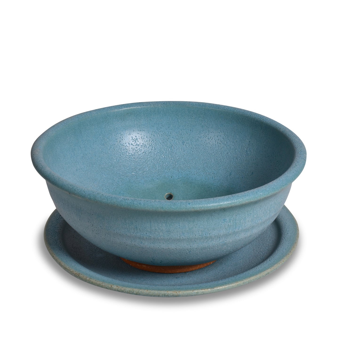 Dock 6 Pottery Handmade Berry Bowl/Colander with Plate
