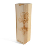 Doles Orchard Tree of Life Laser Etched Wooden Wine Gift Box