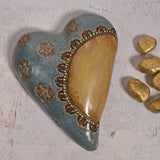 Laurie Pollpeter Eskenazi Miss Kitty's Stars Ceramic Wall Heart