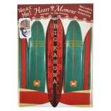 Heart the Moment Big Kahuna Surfboard Party Hat Greeting Card