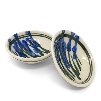 Holman Pottery Small Wasabi/Pinch Bowl, Set of 2
