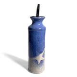 Holman Pottery American Handmade Oil Bottle, Stripes and Stars