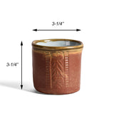 Holman Pottery 3-1/4-inch Planter/Tumbler/Caddy, Handmade in the USA, Robin's Nest