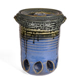 Holman Pottery Root Vegetable Cellar, Handmade in the USA, Smoky Blue