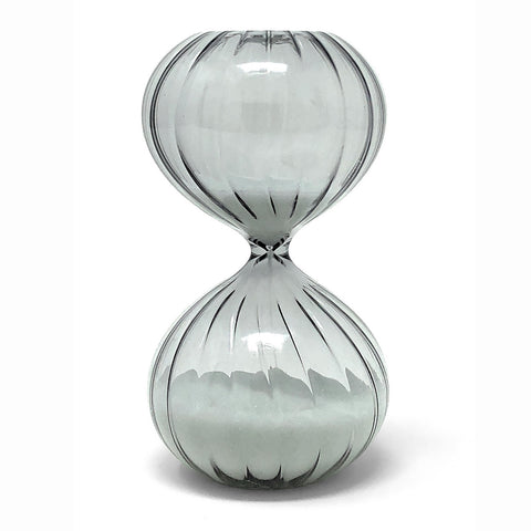 Vintage Style 10-minute Glass Timer, Gray