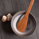 African Wild Olive Wood Casserole Server Scoop, Hand Carved in Kenya by Fair Trade Artisans