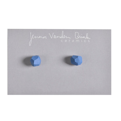 Jenna Vanden Brink Faceted Porcelain Stud Earrings