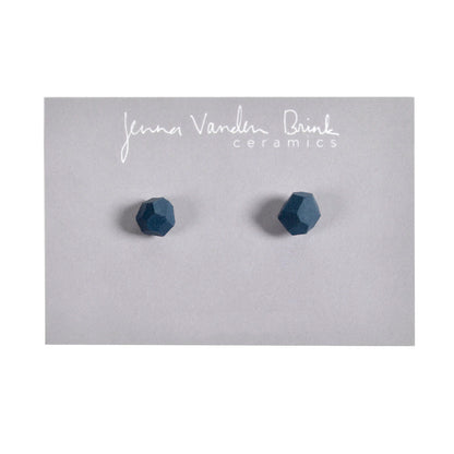 Jenna Vanden Brink Faceted Porcelain Stud Earrings